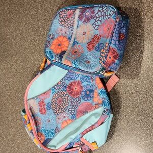 Garnet Hill Kids Backpack and Insulated Lunchbox Flowers